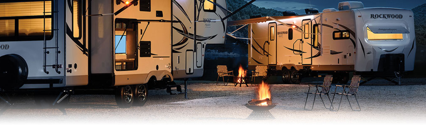 High River Autoplex & RV Campground at Night Scene